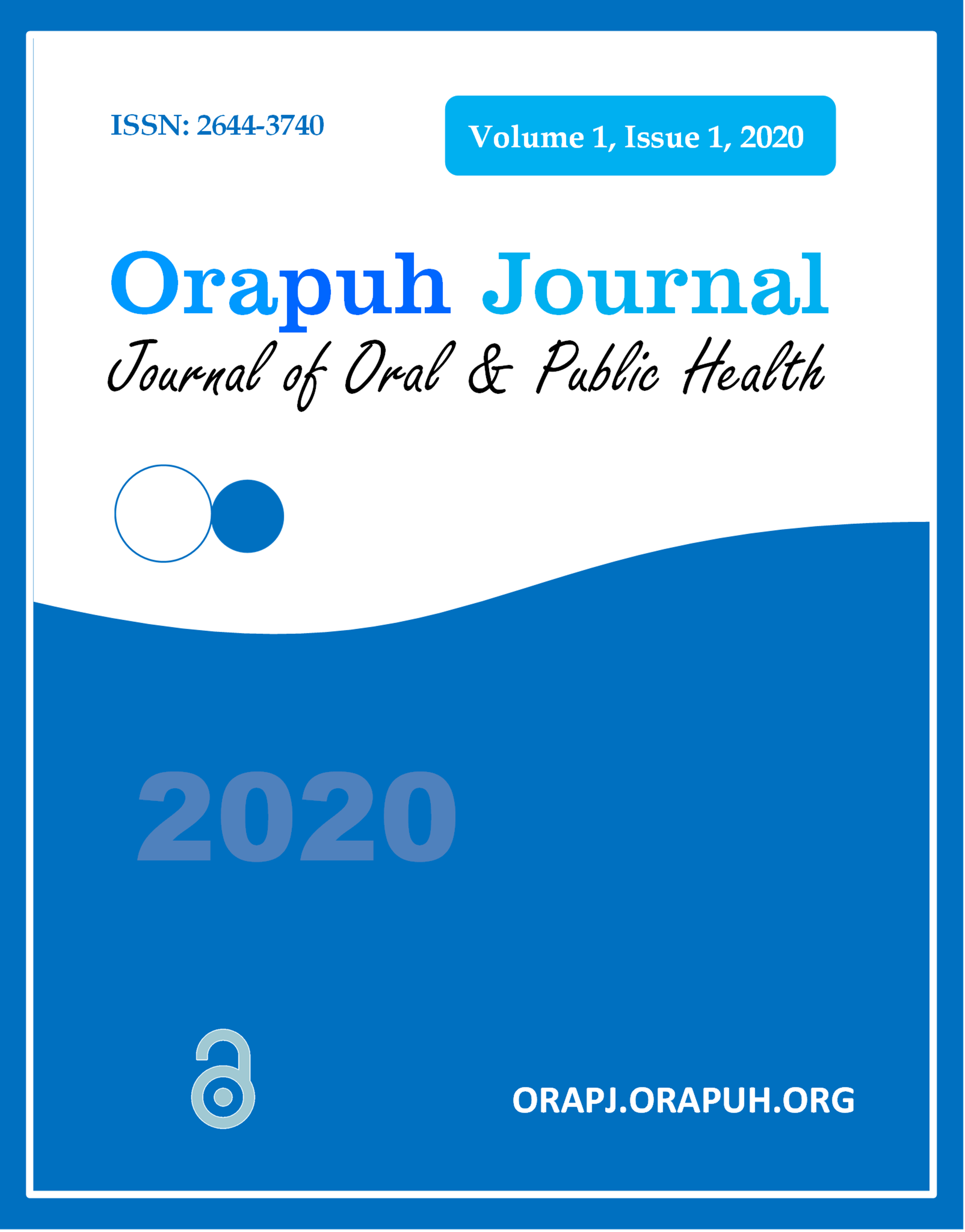 Orap J Vol 1 Issue 1 2020