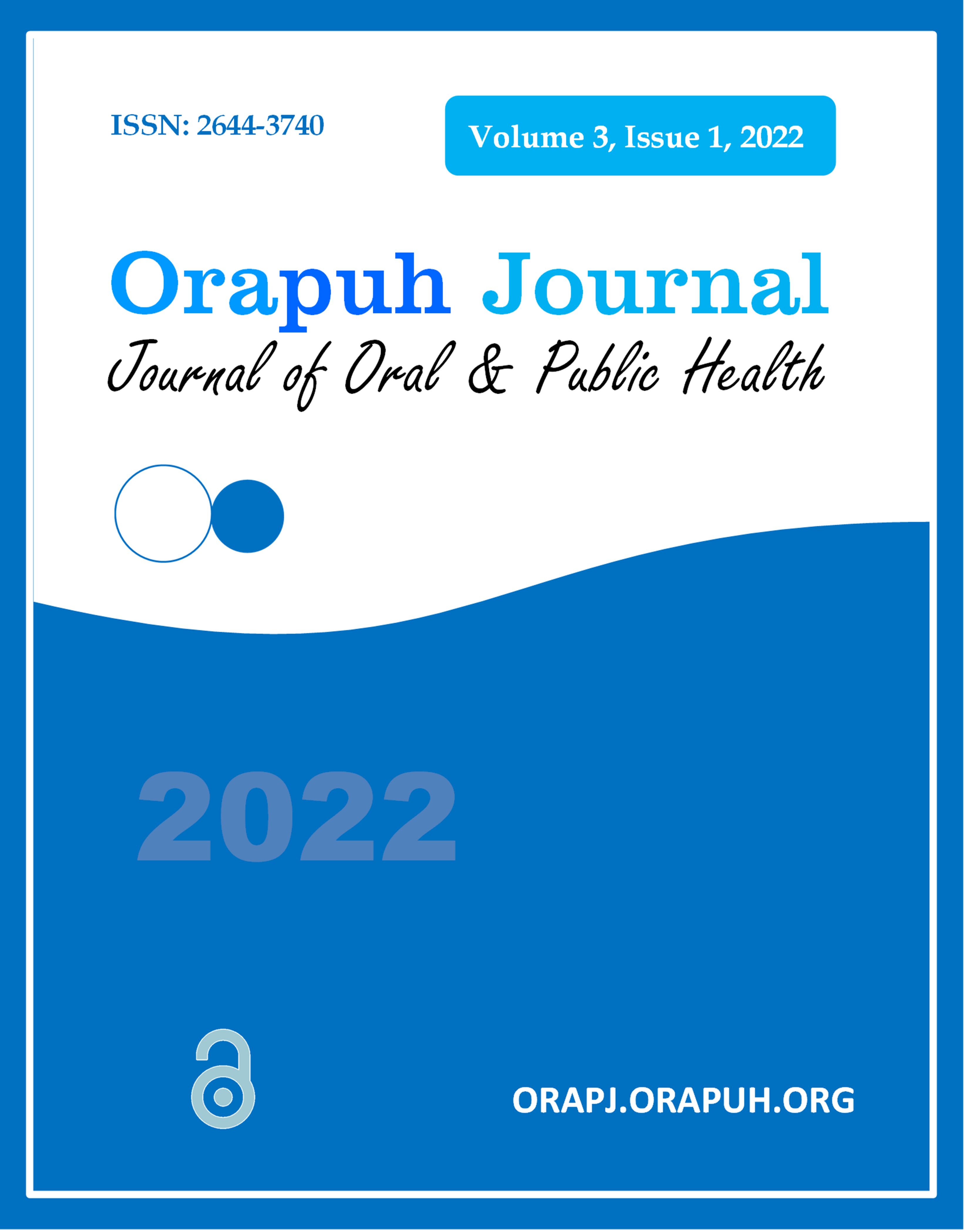 Orap J Vol 3 Issue 1 2022
